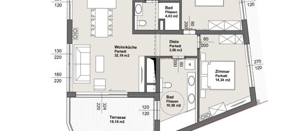 3-Zimmer Penthouse in Liezen, Austria, Nr. 120682 2