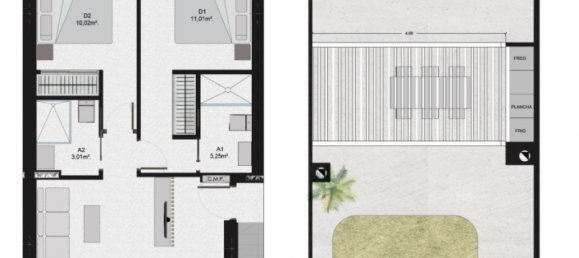 2 chambres Bungalow à San Pedro del Pinatar, Spain No. 6603 11