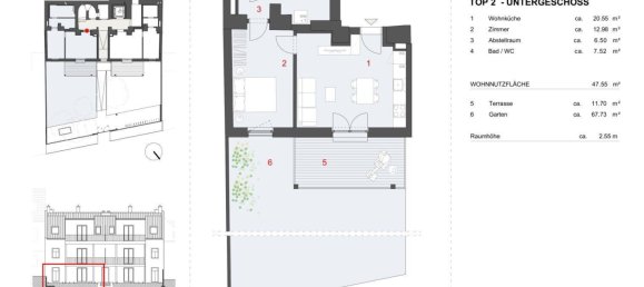 2 rooms Apartment in Hietzing, Austria No. 184397 2