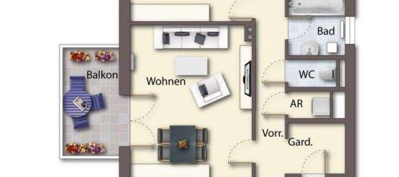 3 rooms Apartment in Klosterneuburg, Austria No. 254738 12