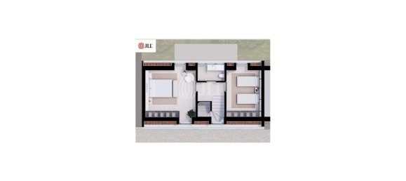 2 غرف نوم منزل ذو طابقين في Lisbon, Portugal رقم 93631 11