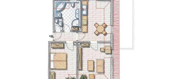 2 rooms Apartment in Nurnberger Land, Germany No. 254322 7