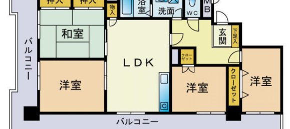 4 bedrooms Apartment in Fukuoka, Japan No. 6565 2
