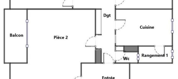 2 غرف نوم شقة في Strasbourg, France رقم 217192 5