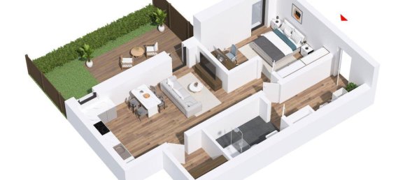 Apartamento de 2 divisões em Elmen, Austria N.º 46115 2