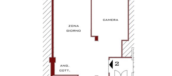 2 rooms Apartment in Rome, Italy No. 44878 24