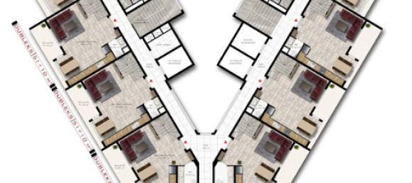 Apartamento 1+1 em Mahmutlar, Turkey N.º 31281 29