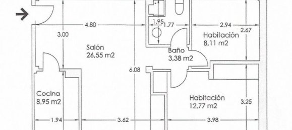 Apartamento de 2 dormitorios en Comunidad Autónoma Vasca, Spain No. 152776 12