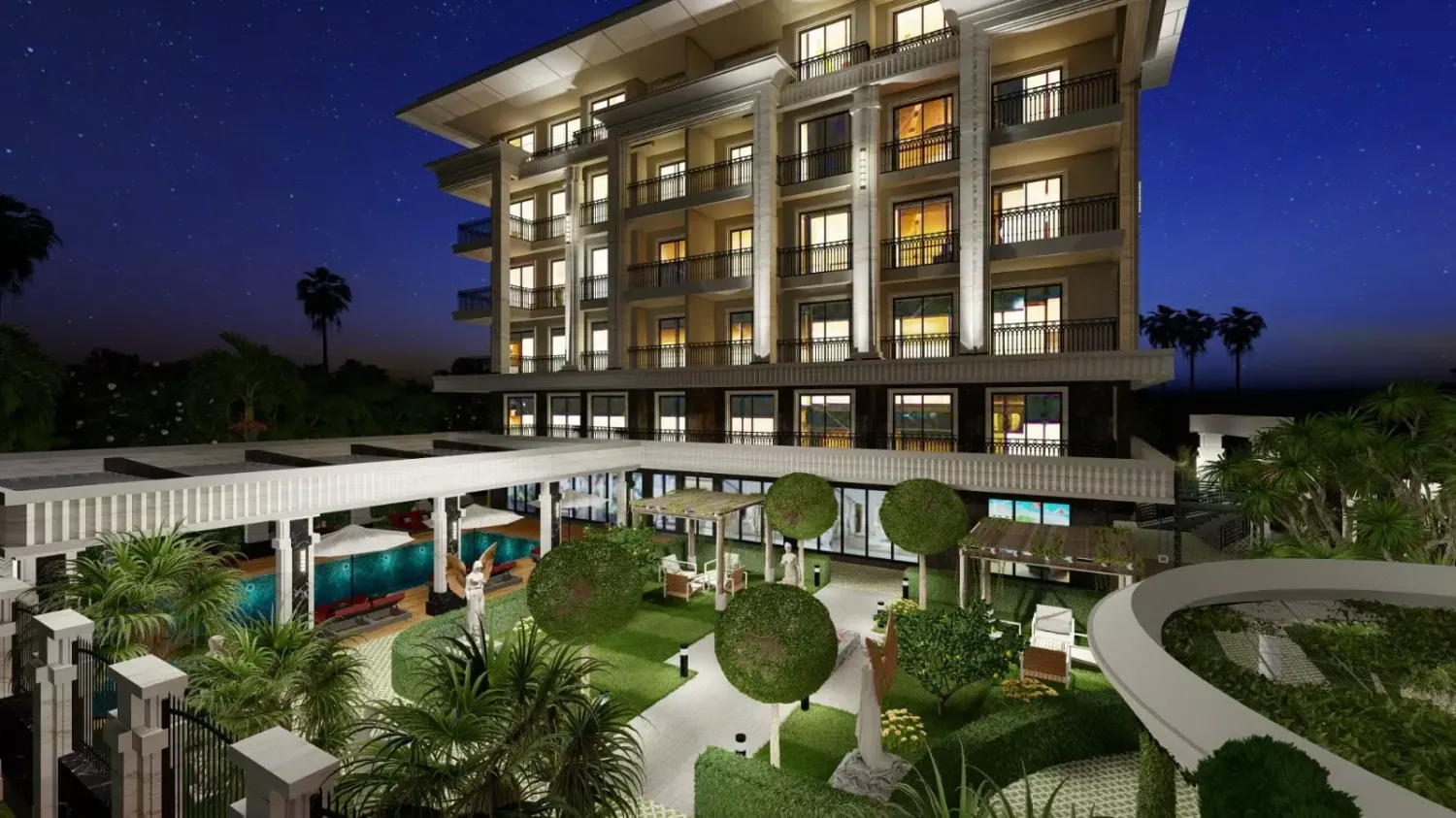 Wohnung 1+1 in Alanya, Turkey, Nr. 22565