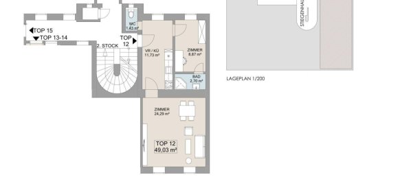 2 rooms Apartment in Rudolfsheim-Funfhaus, Austria No. 237334 13