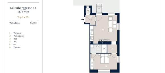 2-salle Appartement à Hietzing, Austria No. 100788 7