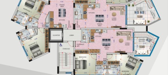 2 Schlafzimmer Wohnung in Larnaca, Cyprus, Nr. 3028 4