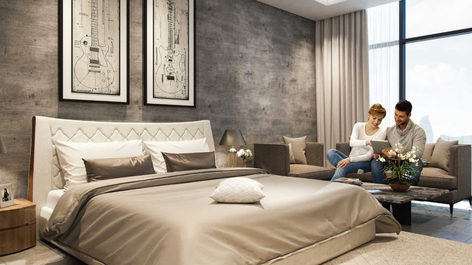 Квартира с 2 спальнями в AZIZI RIVIERA BEACHFRONT, Meydan, ОАЭ № 59452