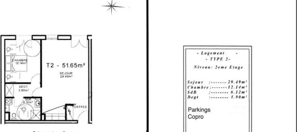 Apartamento de 1 dormitorio en Laigneville, France No. 220419 13