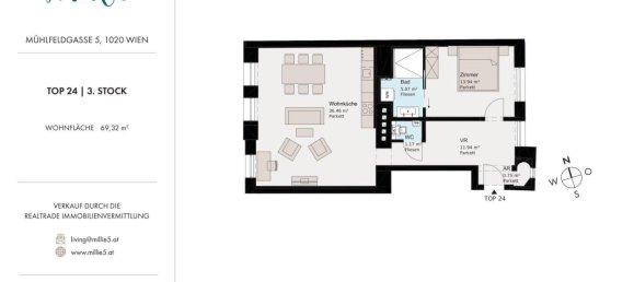 2-Zimmer Doppelhaus in Leopoldstadt, Austria, Nr. 224130 16