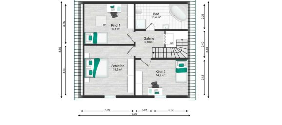 Adosado de 3 dormitorios en Enzkreis, Germany No. 41545 14