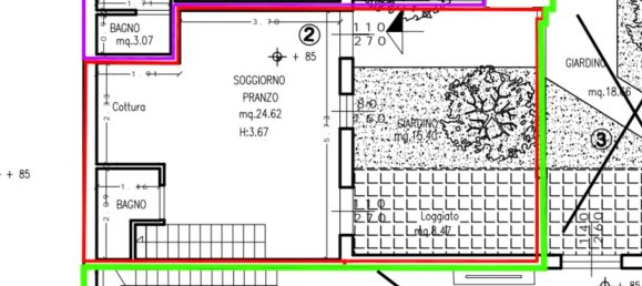 Квартира с 3 комнатами в Флоренция, Италия № 37212 13