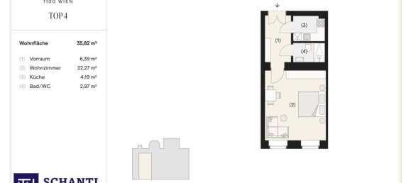 3 rooms Apartment in Hietzing, Austria No. 175593 32