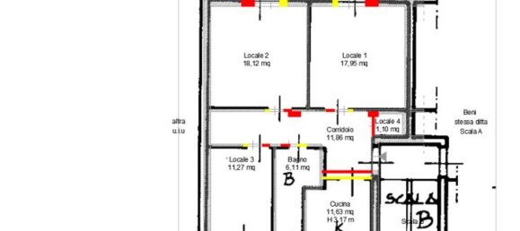 4 rooms Apartment in San Giuseppe Vesuviano, Italy No. 10218 11