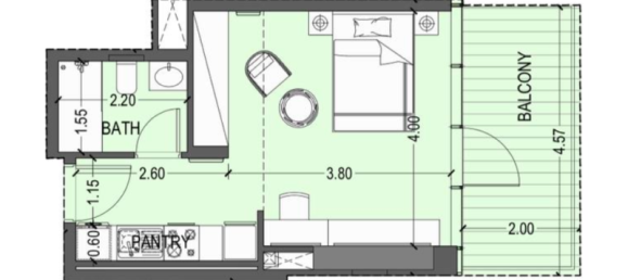 Estúdio em Jumeirah Village Circle, UAE N.º 121498 3