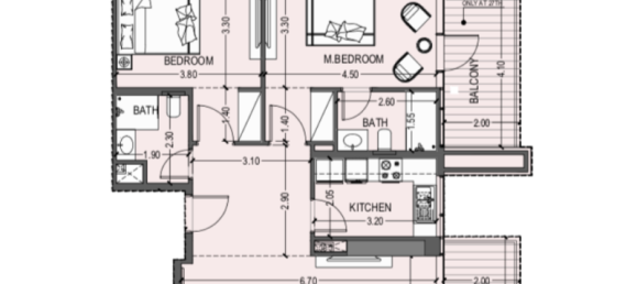 Estúdio em Jumeirah Village Circle, UAE N.º 121498 5