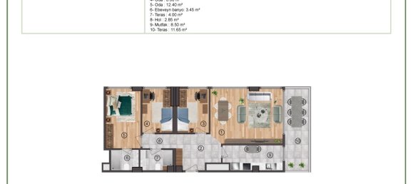 2 rooms Apartment in Istanbul, Turkey No. 20902 11