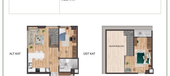 2 rooms Apartment in Istanbul, Turkey No. 20902 6