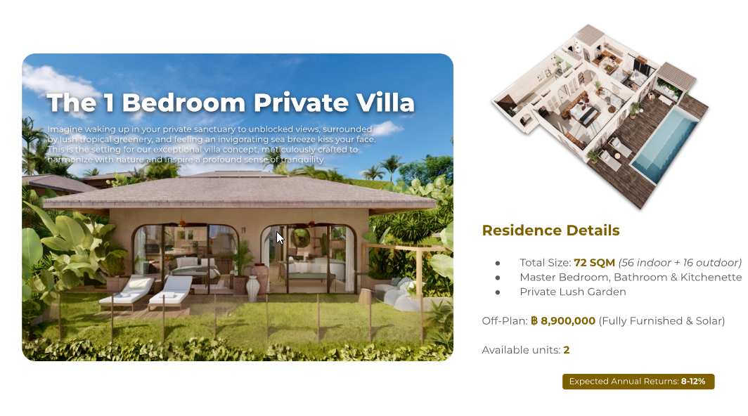 Casa de 1 dormitorio en Koh Pha Ngan, Thailand No. 58033