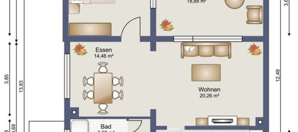 3 غرف نوم تاون هاوس في Neunkirchen, Germany رقم 52202 20