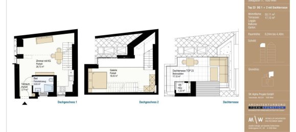 2-salle Penthouse à Vienna, Austria No. 109487 6