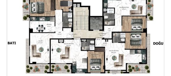 Apartamento de 2 divisões em Alanya, Turkey N.º 13480 19