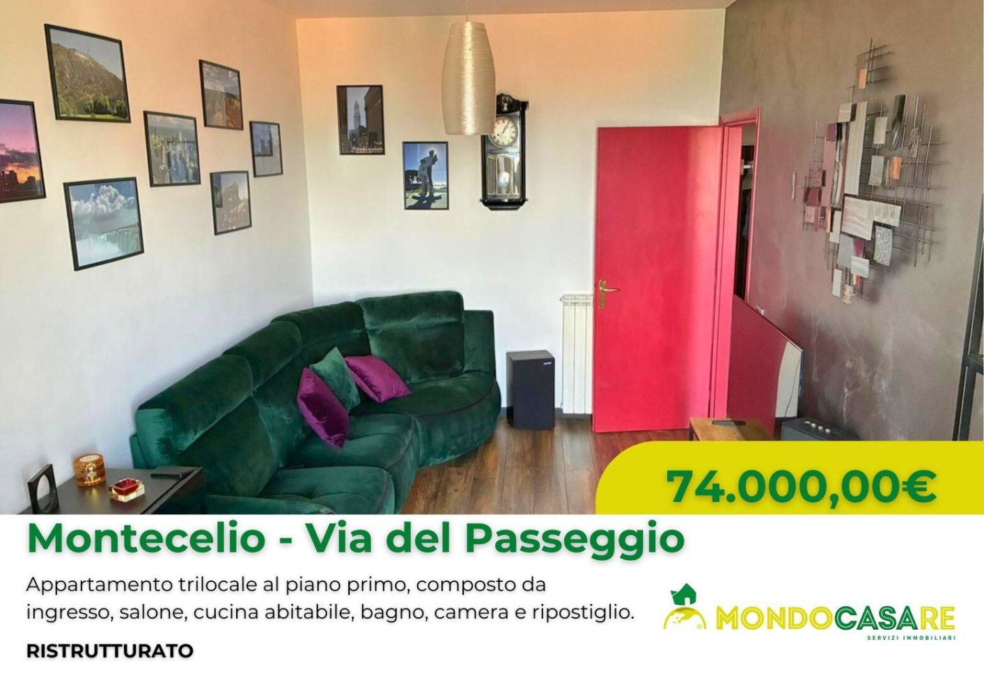 3 غرف نوم شقة في Guidonia Montecelio, Italy رقم 373499