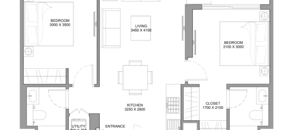 Квартира с 1 спальней в Умм-эль-Кайвайн, ОАЭ № 121614 4