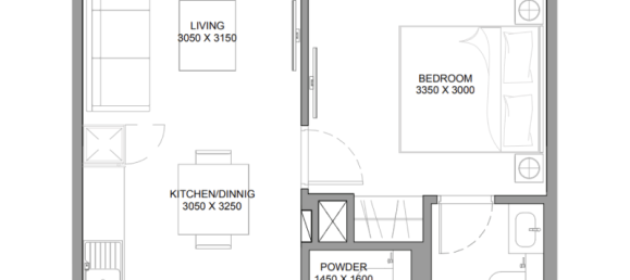 Квартира с 1 спальней в Умм-эль-Кайвайн, ОАЭ № 121614 3