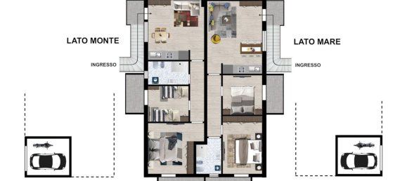 Квартира с 3 спальнями в Римини, Италия № 328031 29