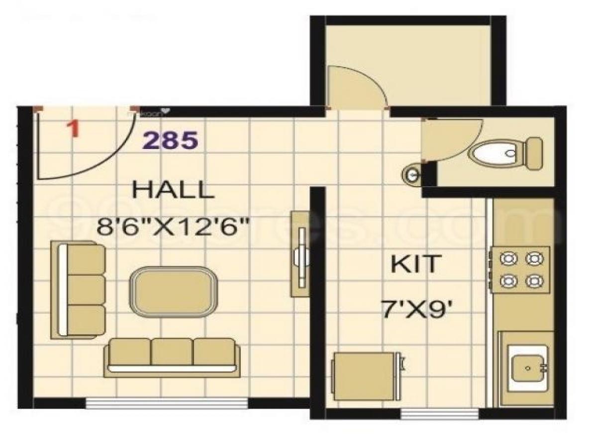استوديو في Mumbai, India رقم 16420