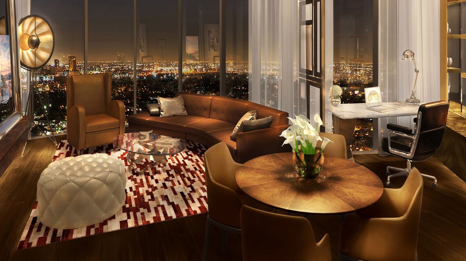 Apartamento T1 em PARAMOUNT TOWER HOTEL & RESIDENCES, Business Bay, UAE N.º 57943