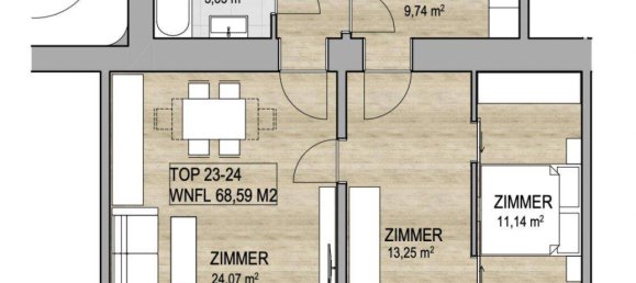 3 rooms Apartment in Vienna, Austria No. 102061 9