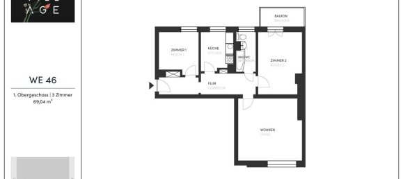 3غرفة شقة في Friedrichshain, Germany رقم 269711 19