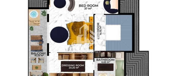 Villa 4+1 in Kargicak, Turkey No. 6941 28