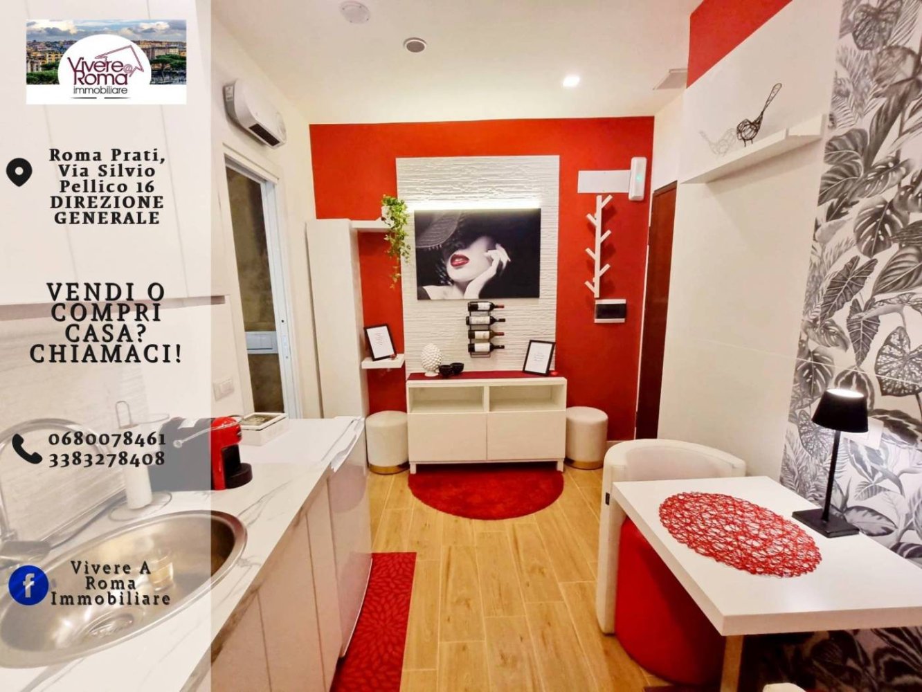 Apartamento de 1 dormitorio en Rome, Italy No. 274198