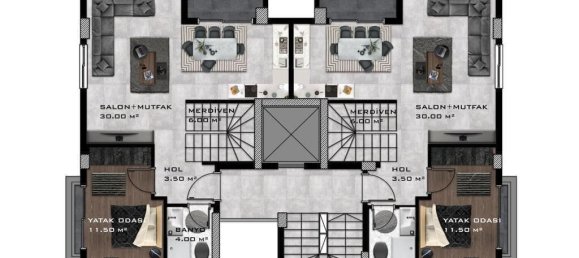 Apartment 2+1 in Avsallar, Turkey No. 31385 23