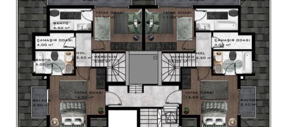 Apartment 2+1 in Avsallar, Turkey No. 31385 24