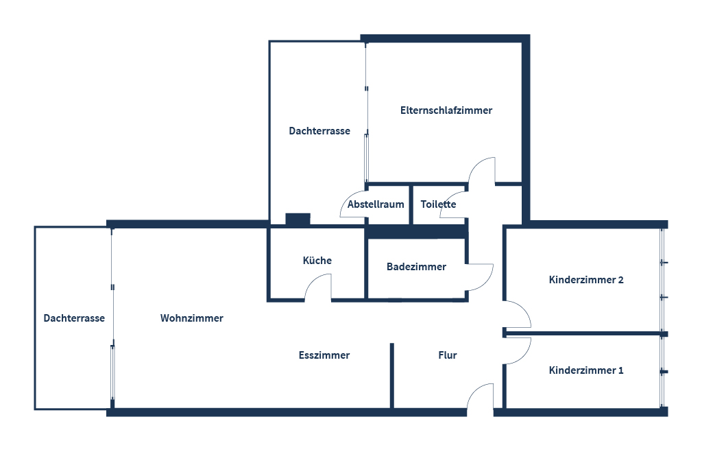 Apartamento de 4 habitaciónes en Viersen, Germany No. 49012