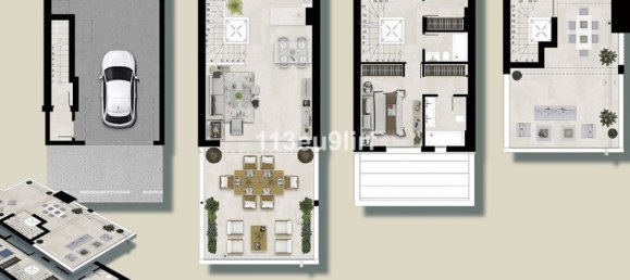 3 غرف نوم تاون هاوس في Mijas, Spain رقم 179050 20