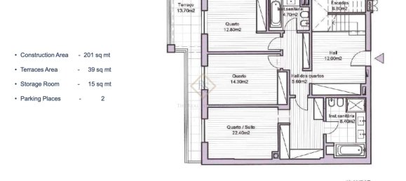 3 غرف نوم منزل ذو طابقين في Cascais, Portugal رقم 134446 6