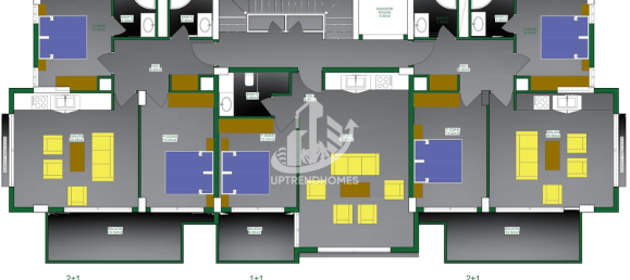 Apartment 2+1 in Oba, Turkey No. 15977 2