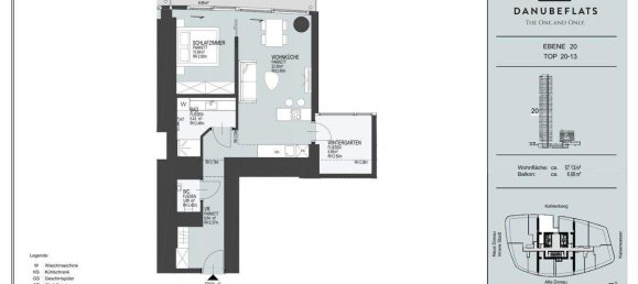 Apartamento de 2 divisões em Vienna, Austria N.º 134929 2