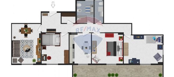 5 rooms Apartment in Messina, Italy No. 49352 12