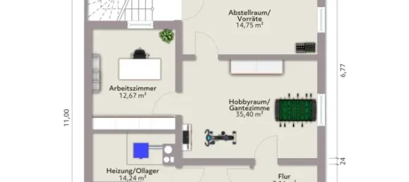 3 Schlafzimmer Stadthaus in Darmstadt-Dieburg, Germany, Nr. 283519 22